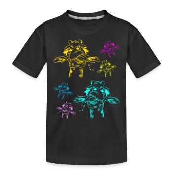 Safari Girafe Girafe - T-shirt bio Premium Enfant - noir - Devant