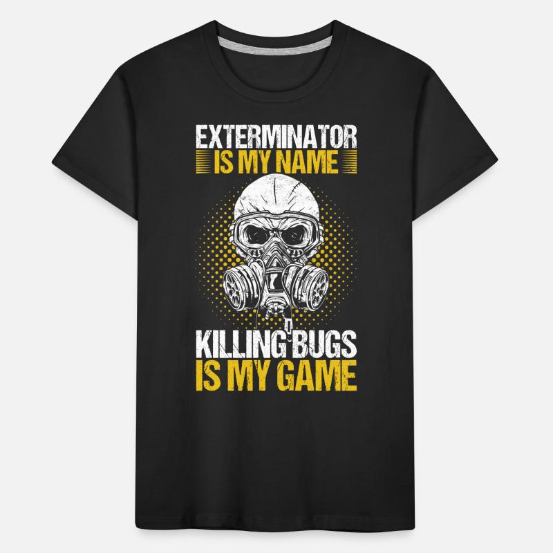 Pest Control Exterminator Kids' Premium Organic T-Shirt