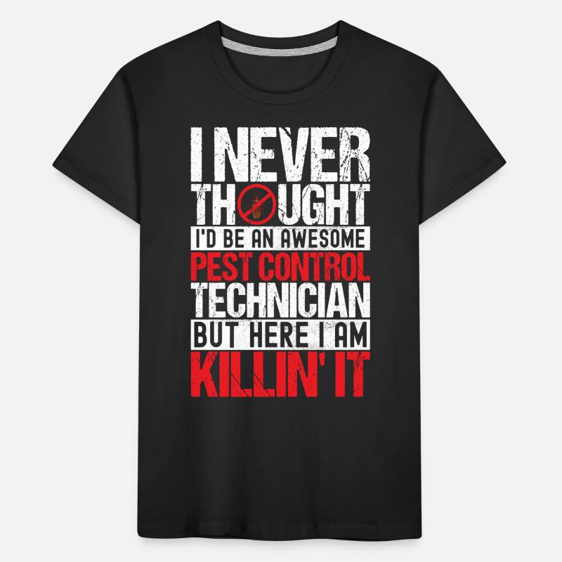 Schädlingsbekämpfung Kammerjäger Kinder Premium Bio T-Shirt