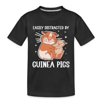 Cochon d’Inde - T-shirt bio Premium Enfant - noir - Devant