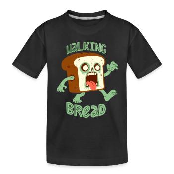 Pain zombie : Pain ambulant - T-shirt bio Premium Enfant - noir - Devant