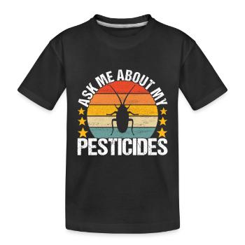 Schädlingsbekämpfung Kammerjäger - Kinder Premium Bio T-Shirt - Schwarz - Vorne