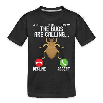 Exterminateurs en lutte antiparasitaire - T-shirt bio Premium Enfant - noir - Devant