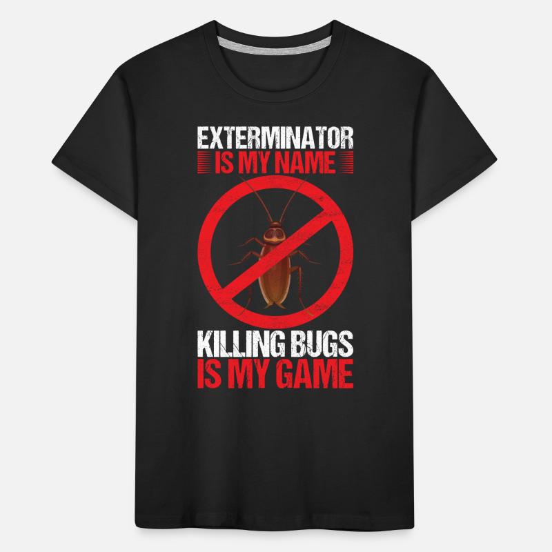Pest Control Exterminator Kids' Premium Organic T-Shirt