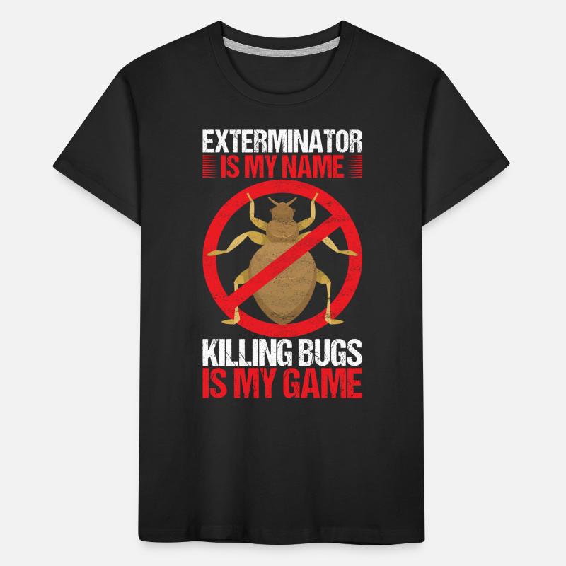 Pest Control Exterminator Kids' Premium Organic T-Shirt