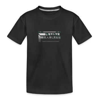 Für immer furchtlos - Kinder Premium Bio T-Shirt - Schwarz - Vorne