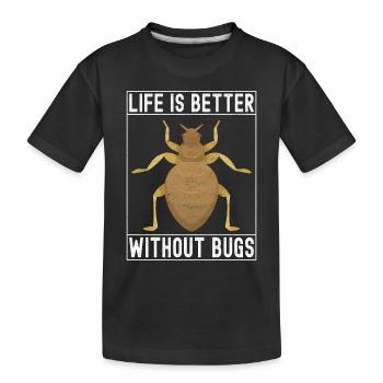Schädlingsbekämpfung Kammerjäger - Kinder Premium Bio T-Shirt - Schwarz - Vorne