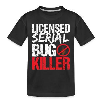 Pest Control Exterminators - Kids' Premium Organic T-Shirt - black - Front