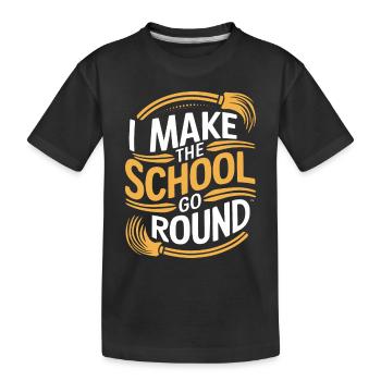 Administrateurs de l’école Personnel de l’école Gardiens - T-shirt bio Premium Enfant - noir - Devant