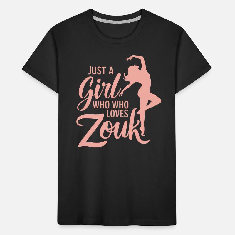 Cadeau de danse Zouk T-shirt bio Premium Enfant