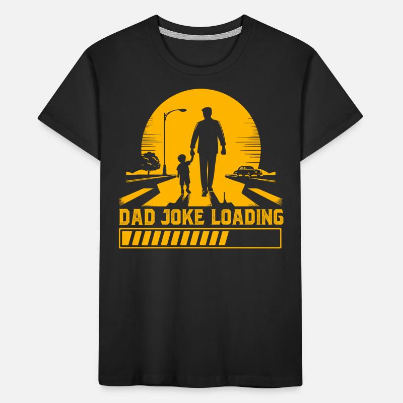 Papa-Witz wird geladen Kinder Premium Bio T-Shirt