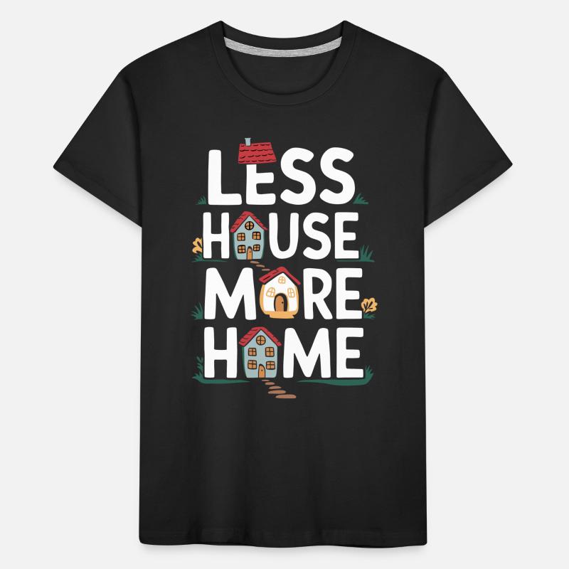 Rolling Tiny House Minimalist Lifestyle Kids' Premium Organic T-Shirt
