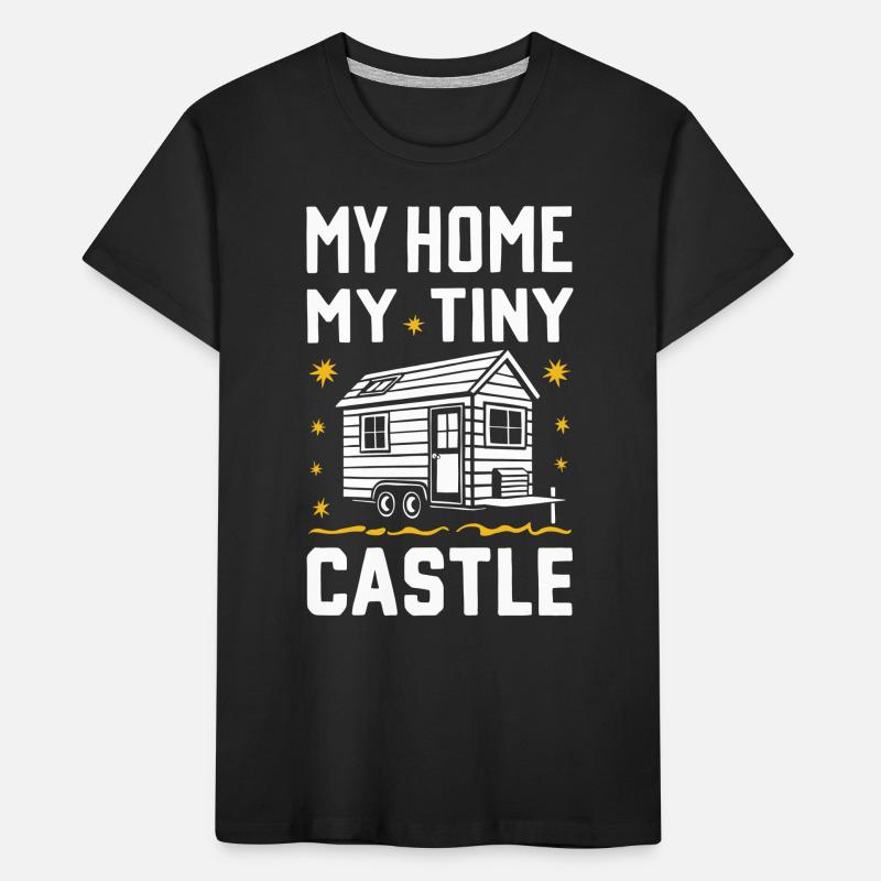 Rolling Tiny House Minimalist Lifestyle Kids' Premium Organic T-Shirt