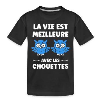 Netter Humor - Kinder Premium Bio T-Shirt - Schwarz - Vorne