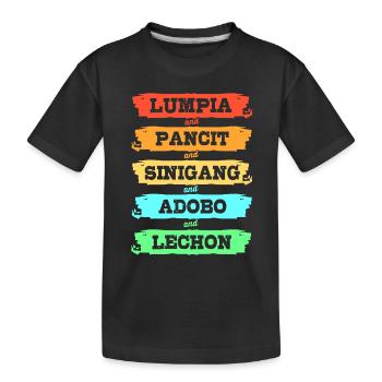 Filipino Philippines - T-shirt bio Premium Enfant - noir - Devant