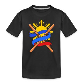 Filipino Philippines - T-shirt bio Premium Enfant - noir - Devant