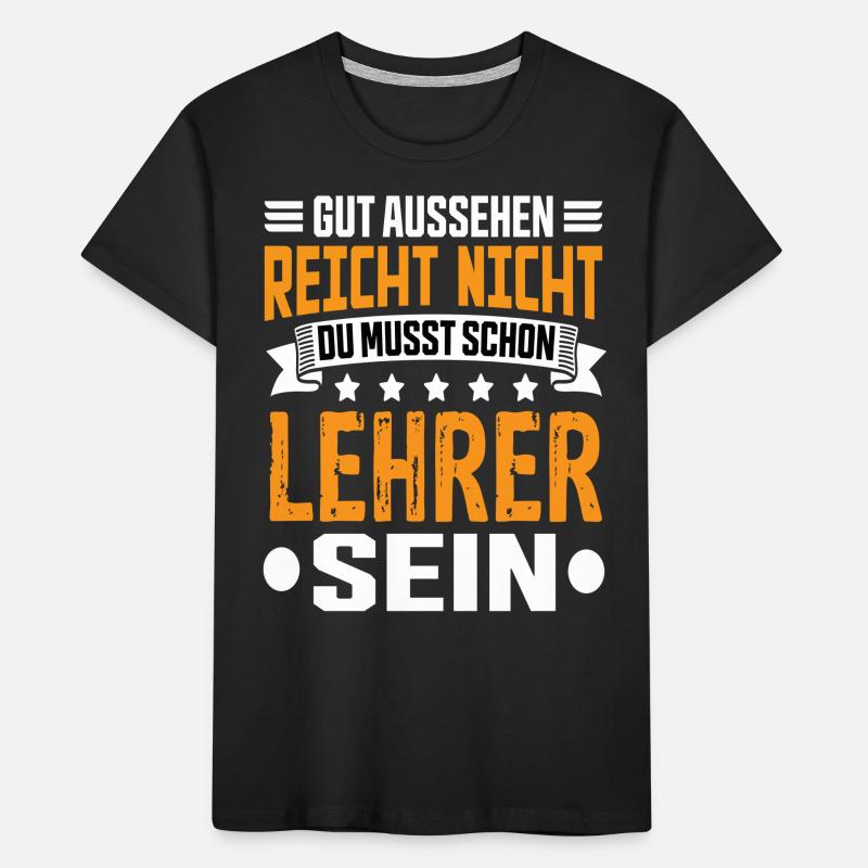 Enseignant École École Enseignant Classe Enseignant Disant T-shirt bio Premium Enfant