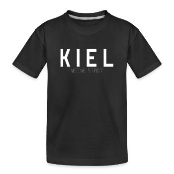 Kiel Ma ville - T-shirt bio Premium Enfant - noir - Devant