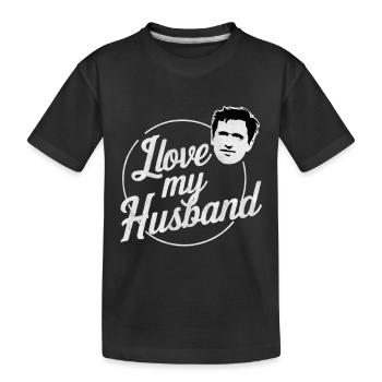 J’AIME MON MARI - T-shirt bio Premium Enfant - noir - Devant