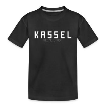 Kassel Ma ville - T-shirt bio Premium Enfant - noir - Devant