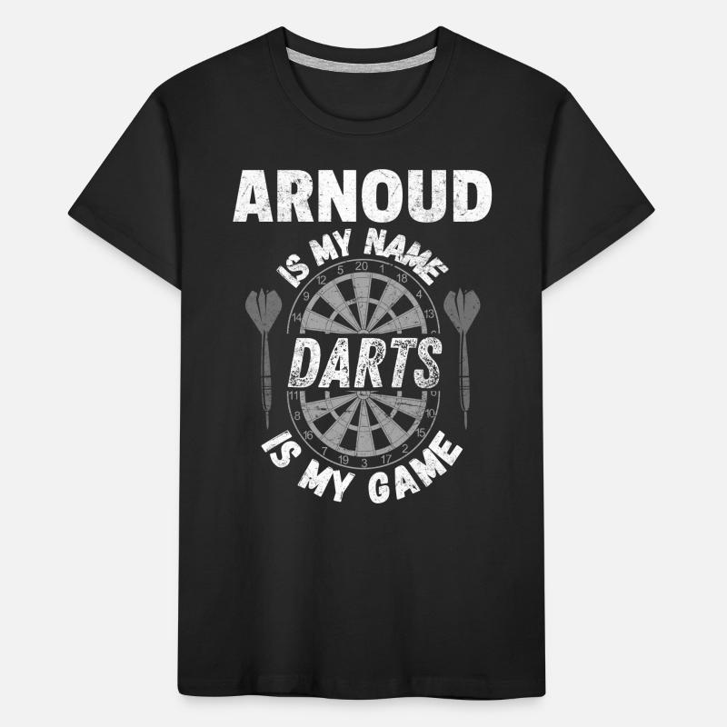 Conception de fléchettes robustes, look vintage et usé T-shirt bio Premium Enfant