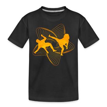 Capoeira - T-shirt bio Premium Enfant - noir - Devant