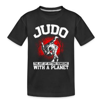 Judo Judoka Judo Cadeau pour le Judo - T-shirt bio Premium Enfant - noir - Devant