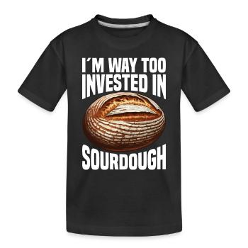 Pain au levain Pain au levain - T-shirt bio Premium Enfant - noir - Devant