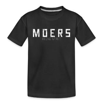 Moers Meine Stadt - Kinder Premium Bio T-Shirt - Schwarz - Vorne