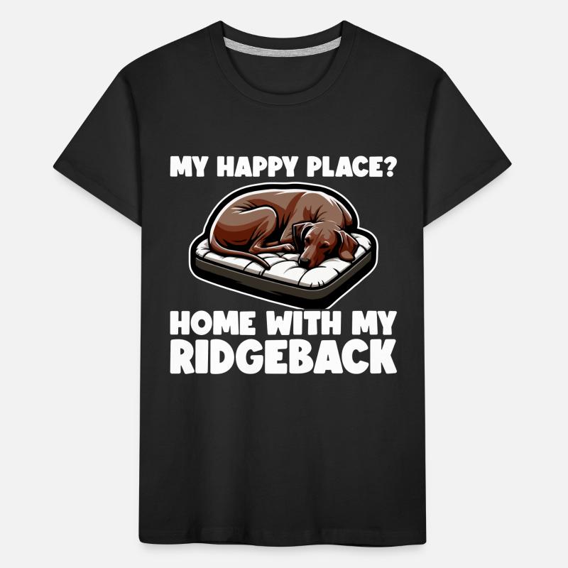 Rhodesian Ridgeback Happy Rhodesian Ridgebacks T-shirt bio Premium Enfant