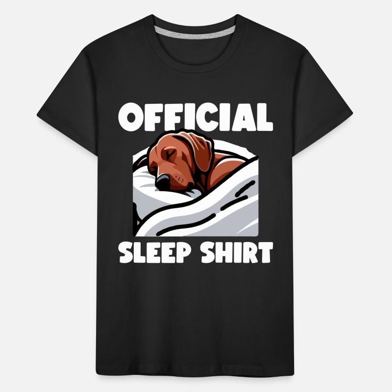 Rhodesian Ridgeback Schlaf Rhodesian Ridgebacks Kinder Premium Bio T-Shirt