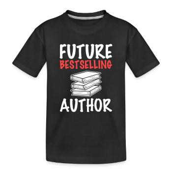 Auteur - T-shirt bio Premium Enfant - noir - Devant