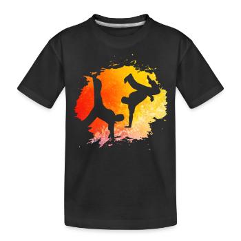 Capoeira - T-shirt bio Premium Enfant - noir - Devant