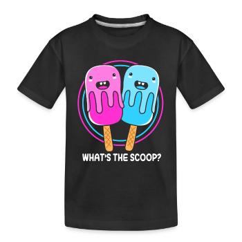 Gender Reveal - Kinder Premium Bio T-Shirt - Schwarz - Vorne