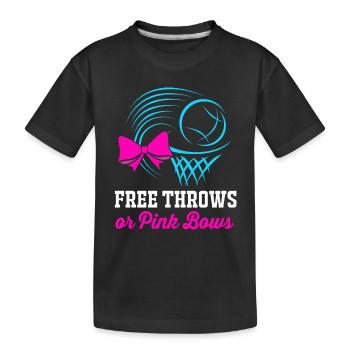 Gender Reveal - Kids' Premium Organic T-Shirt - black - Front