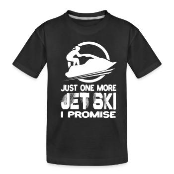 Encore un jet ski Je promets Jet Ski Jet Skis - T-shirt bio Premium Enfant - noir - Devant