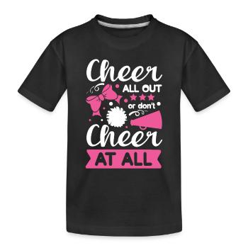 Encouragez tout ou pas du tout - T-shirt bio Premium Enfant - noir - Devant