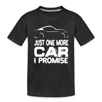 Juste une voiture de plus, je promets au conducteur de voiture - T-shirt bio Premium Enfant - noir - Devant