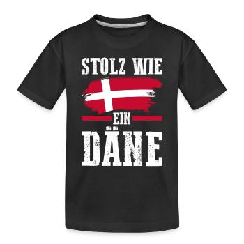 Danois Danemark - T-shirt bio Premium Enfant - noir - Devant
