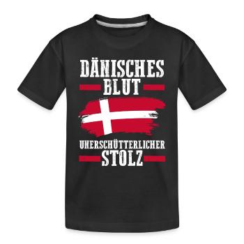 Danois Danemark - T-shirt bio Premium Enfant - noir - Devant