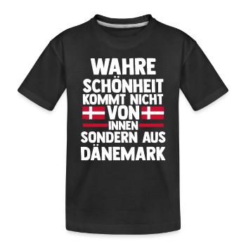 Danois Danemark - T-shirt bio Premium Enfant - noir - Devant