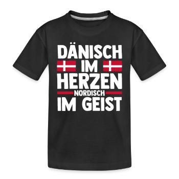 Danois Danemark - T-shirt bio Premium Enfant - noir - Devant