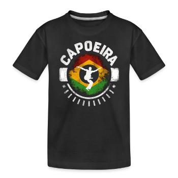 Capoeira - T-shirt bio Premium Enfant - noir - Devant