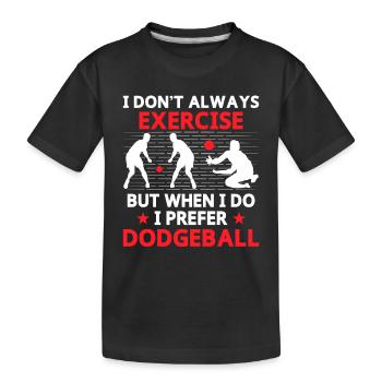 Professeur d’éducation physique Professeurs d’éducation physique École Spor - T-shirt bio Premium Enfant - noir - Devant