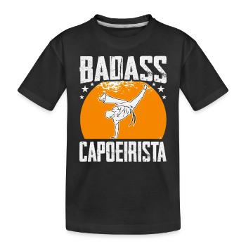 Badass Capoeirista - T-shirt bio Premium Enfant - noir - Devant