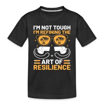 Professeur d’éducation physique Professeurs d’éducation physique École Spor - T-shirt bio Premium Enfant - noir - Devant