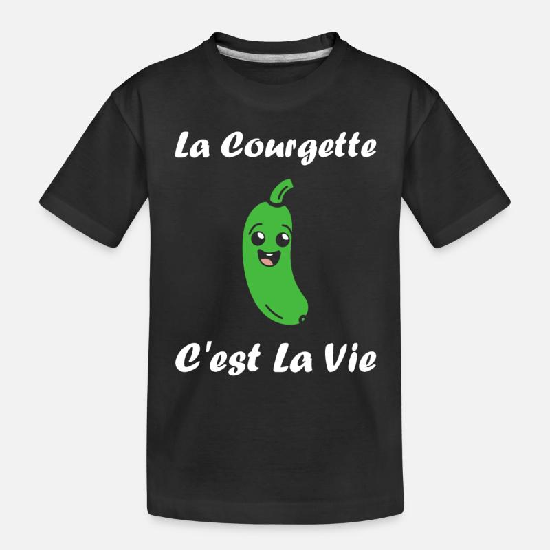 courgette - T-shirt bio Premium Enfant - noir