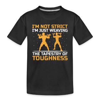 Professeur d’éducation physique Professeurs d’éducation physique École Spor - T-shirt bio Premium Enfant - noir - Devant