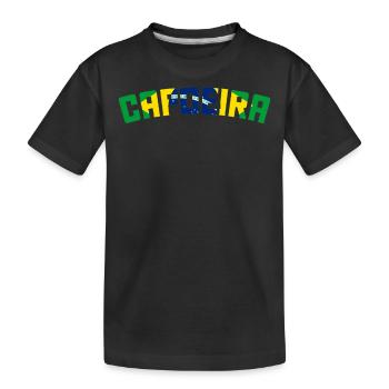 Capoeira - T-shirt bio Premium Enfant - noir - Devant
