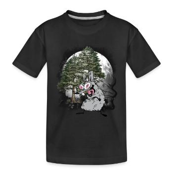 Waldbewohner Ratte Ratten Nagetier Halloween - Kinder Premium Bio T-Shirt - Schwarz - Vorne
